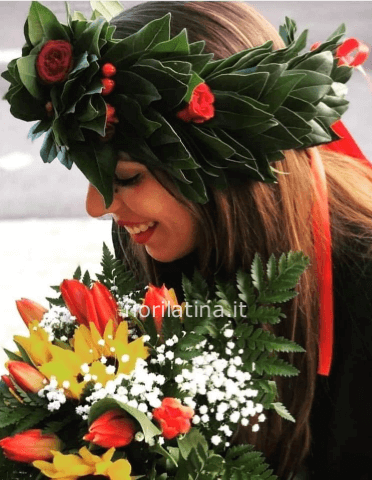 Coroncina di alloro per laurea
