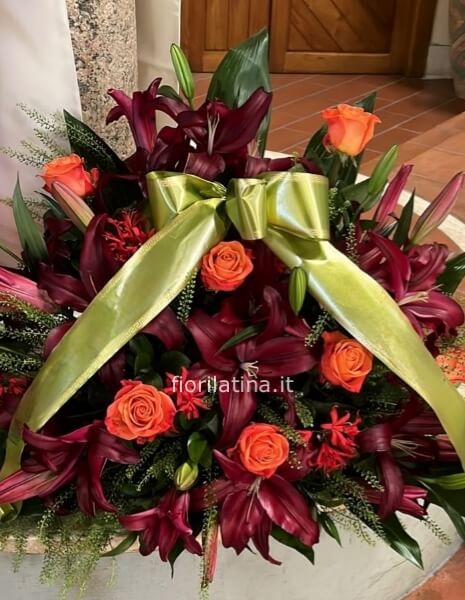 Cuore di rose e gerbere